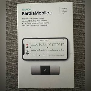 New in box KardiaMobile 6-Lead EKG monitor